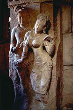 Statue of Couple from Indian Temple